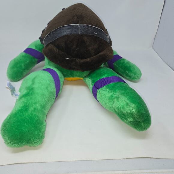 TMNT Teenage Mutant Ninja Turtles Playmates Donatello 14" Plush 1989 Vintage - Picture 12 of 12